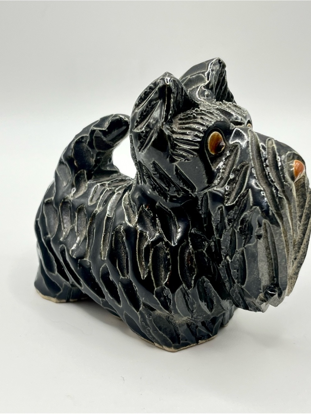 Artesania Rinconada Scottie Dog Figurine - Artist Signed